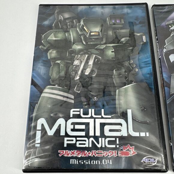 Full Metal Panic Missions 4 - 7 Set of 4 DVDs Japanese Animation Free Shipping - Picture 2 of 15